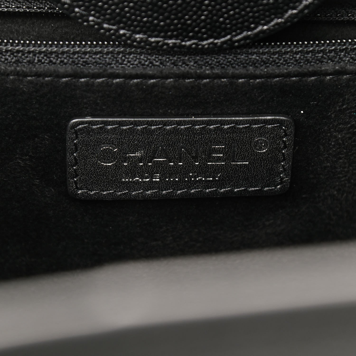 Chanel Caviar Medium Studded Deauville Tote Black 6 of 9