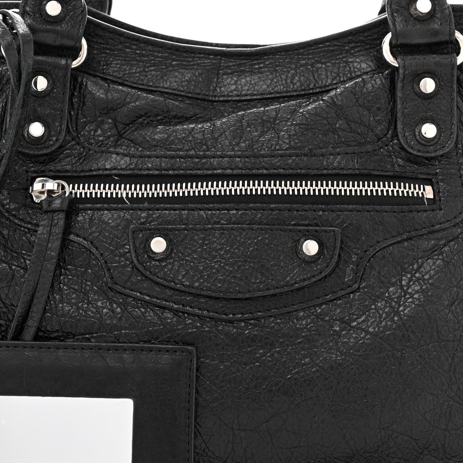 Balenciaga Agneau Classic Silver Hardware City Black 8 of 14