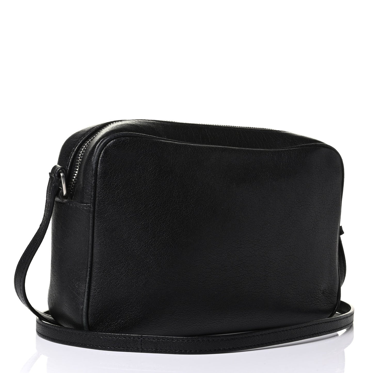 Lambskin Monogram Embossed Small Lou Camera Bag Black