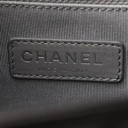Chanel Lambskin Quilted Large Boy Flap Black 6 of 12