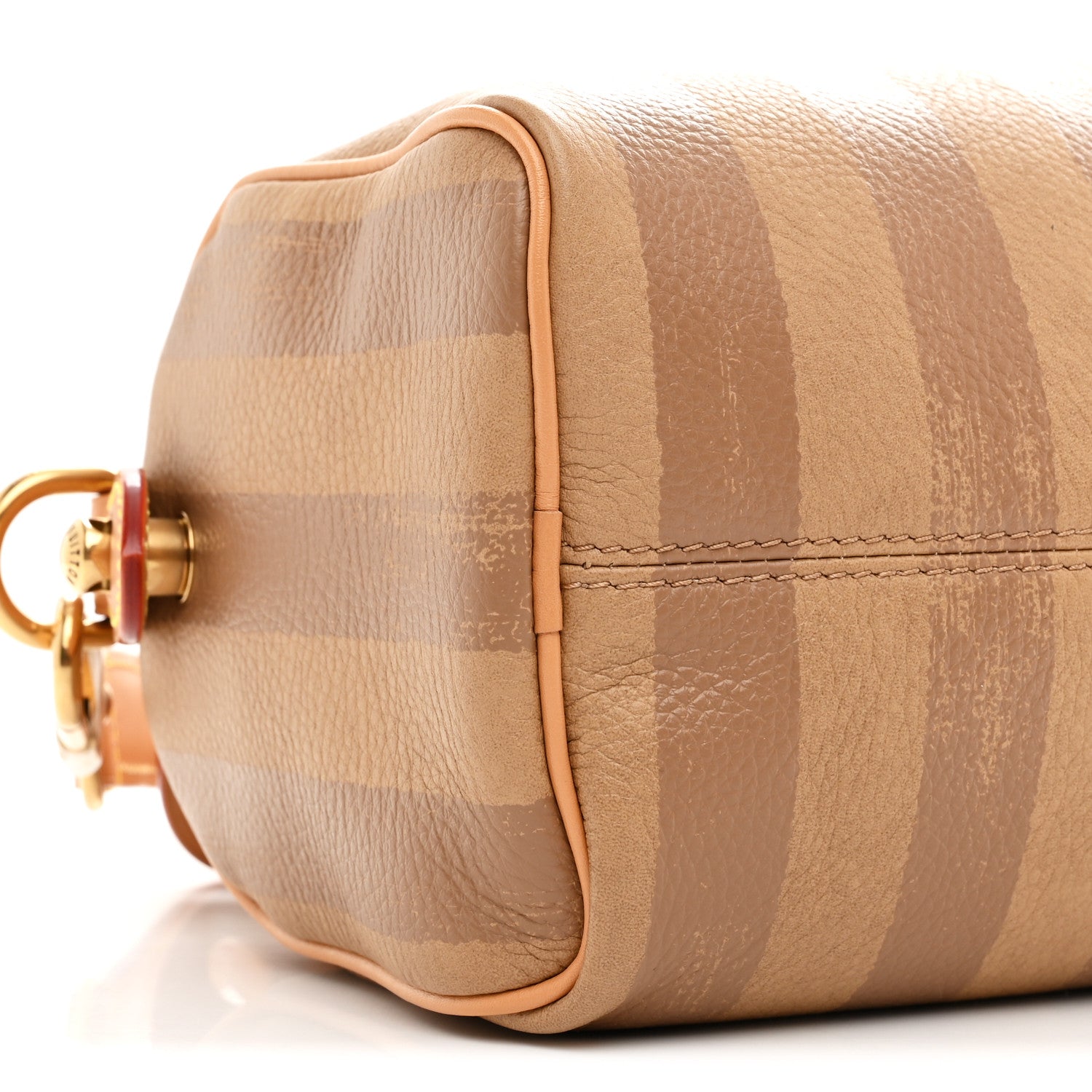 Louis Vuitton Calfskin Washed Stripes Speedy P9 Bandouliere 20 Camel 12 of 14