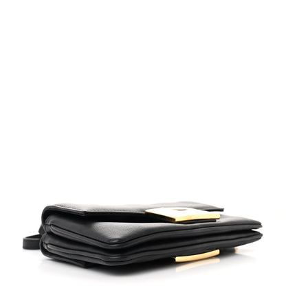 Fendi Vitello Grace Matte Duo Baguette Black 4 of 12