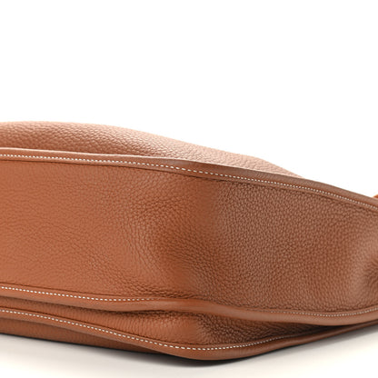 Hermes Taurillon Clemence Evelyne III GM Gold 10 of 10