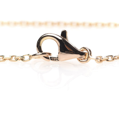 Van Cleef & Arpels 18K Rose Gold Vintage Alhambra Pendant Necklace 4 of 9
