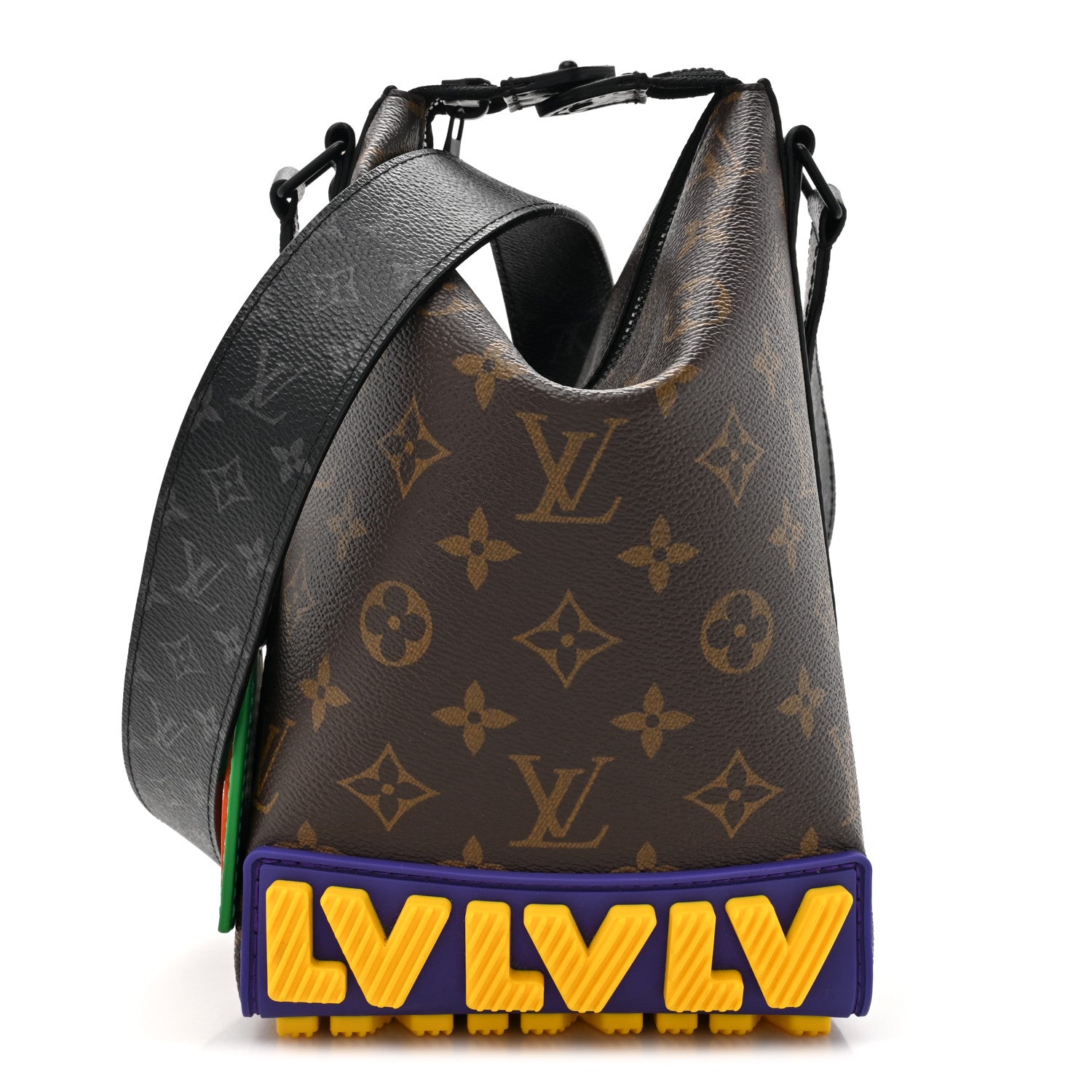 Louis Vuitton Monogram LV Rubber Cruiser Messenger Multicolor 1 of 9
