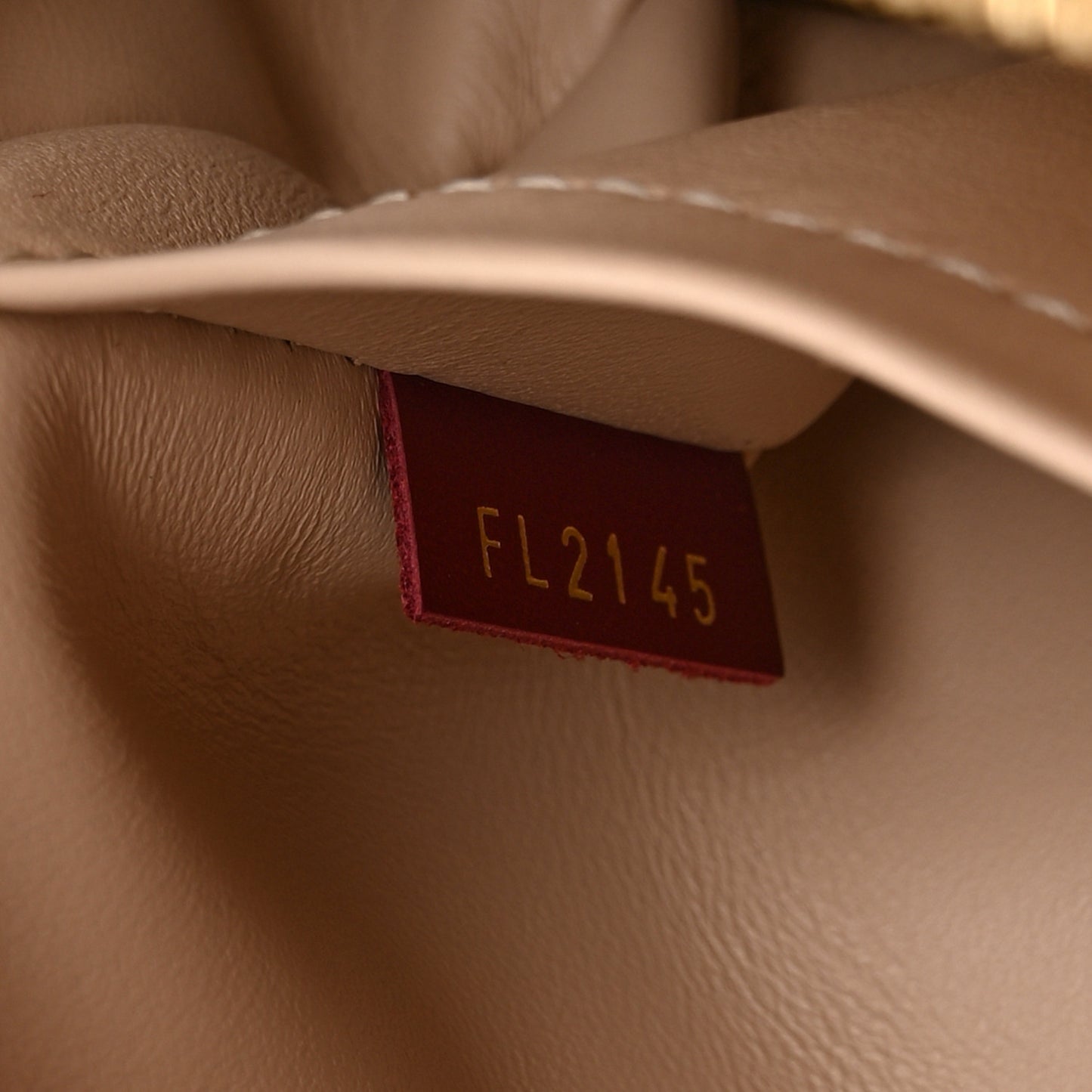 Lambskin Malletage Mini Dora Carmine