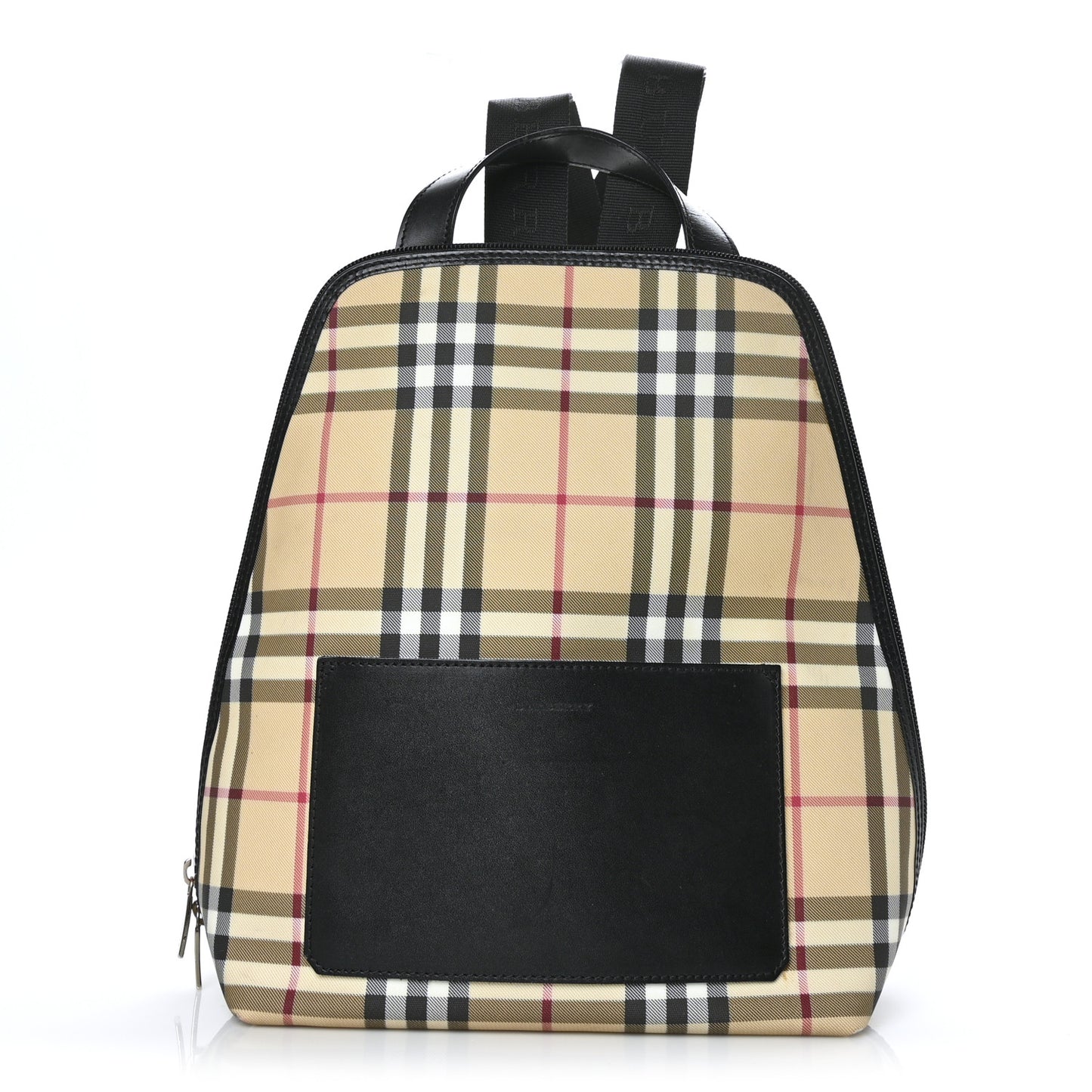 Canvas House Check Backpack Black
