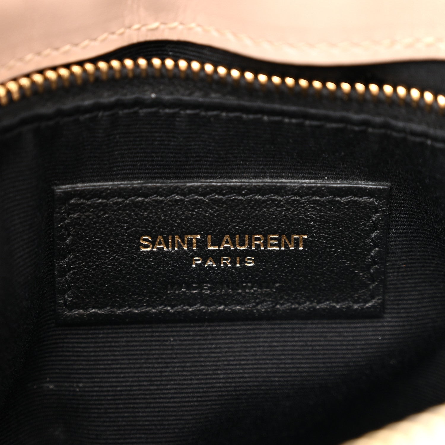 Saint Laurent Calfskin Y Quilted Monogram Medium Loulou Chain Satchel Light Natural 6 of 10
