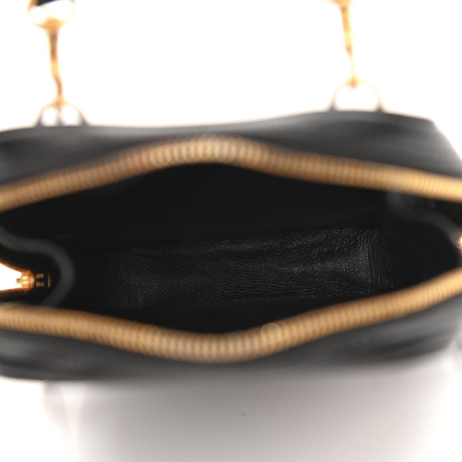 Balenciaga Grained Calfskin Logo Cash Phone Holder Bag Black White 4 of 11