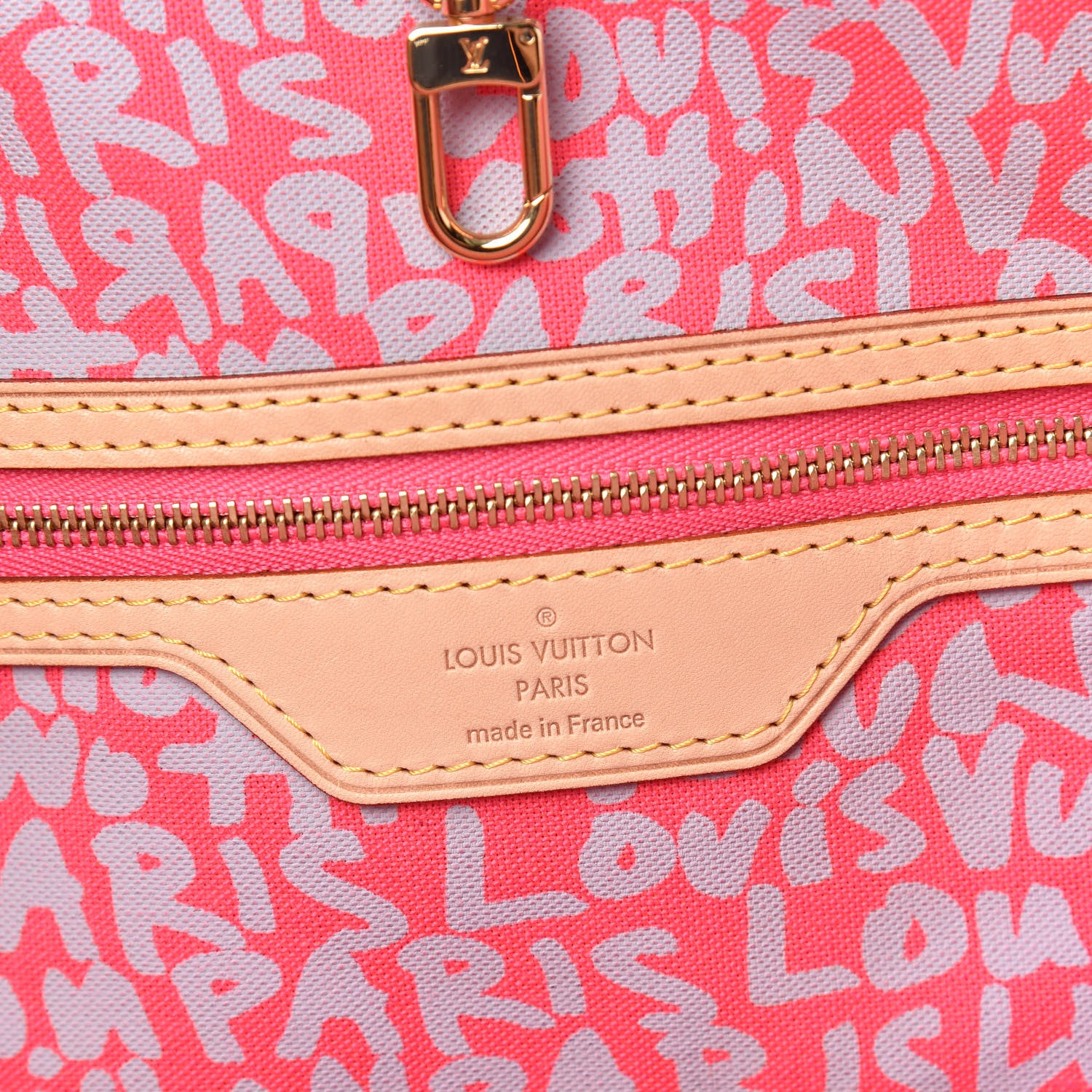 Louis Vuitton Monogram Graffiti Neverfull GM Fuchsia 6 of 9
