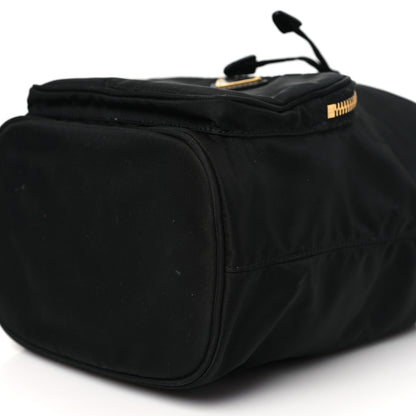 Prada Saffiano Tessuto Nylon Mini Bucket Crossbody Bag Black 11 of 11