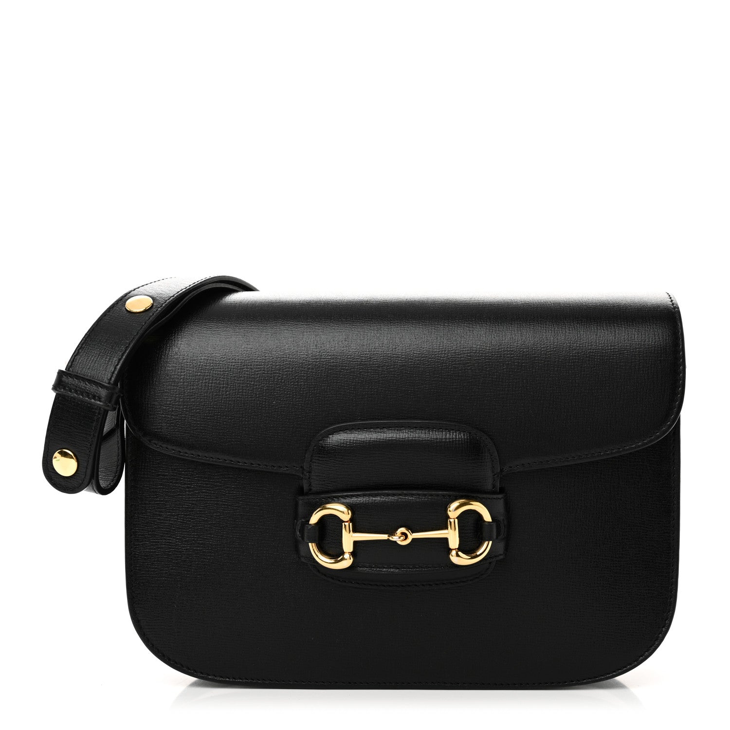 Gucci Azalea Calfskin Horsebit 1955 Shoulder Bag Black 1 of 10