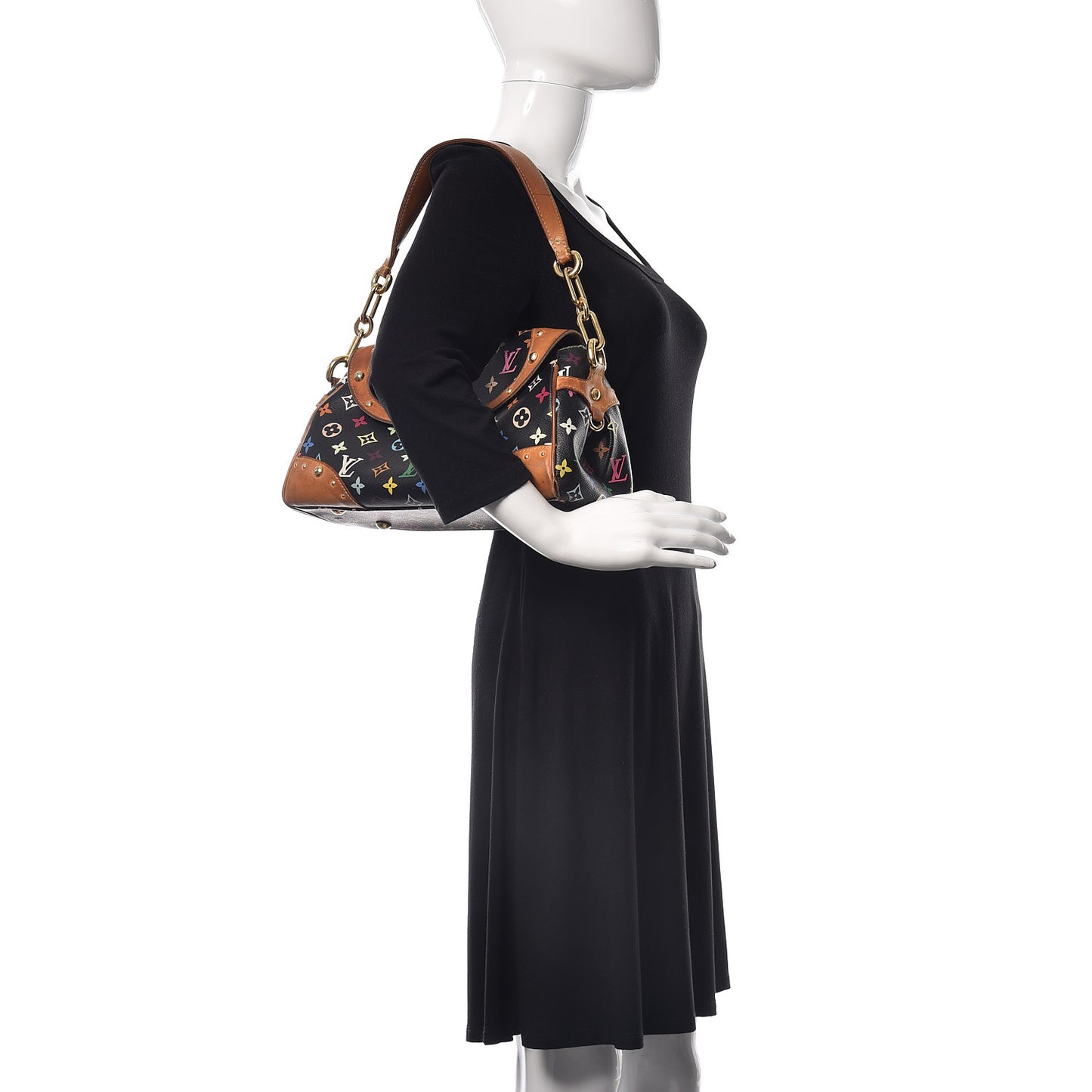 Monogram Multicolor Beverly MM Black