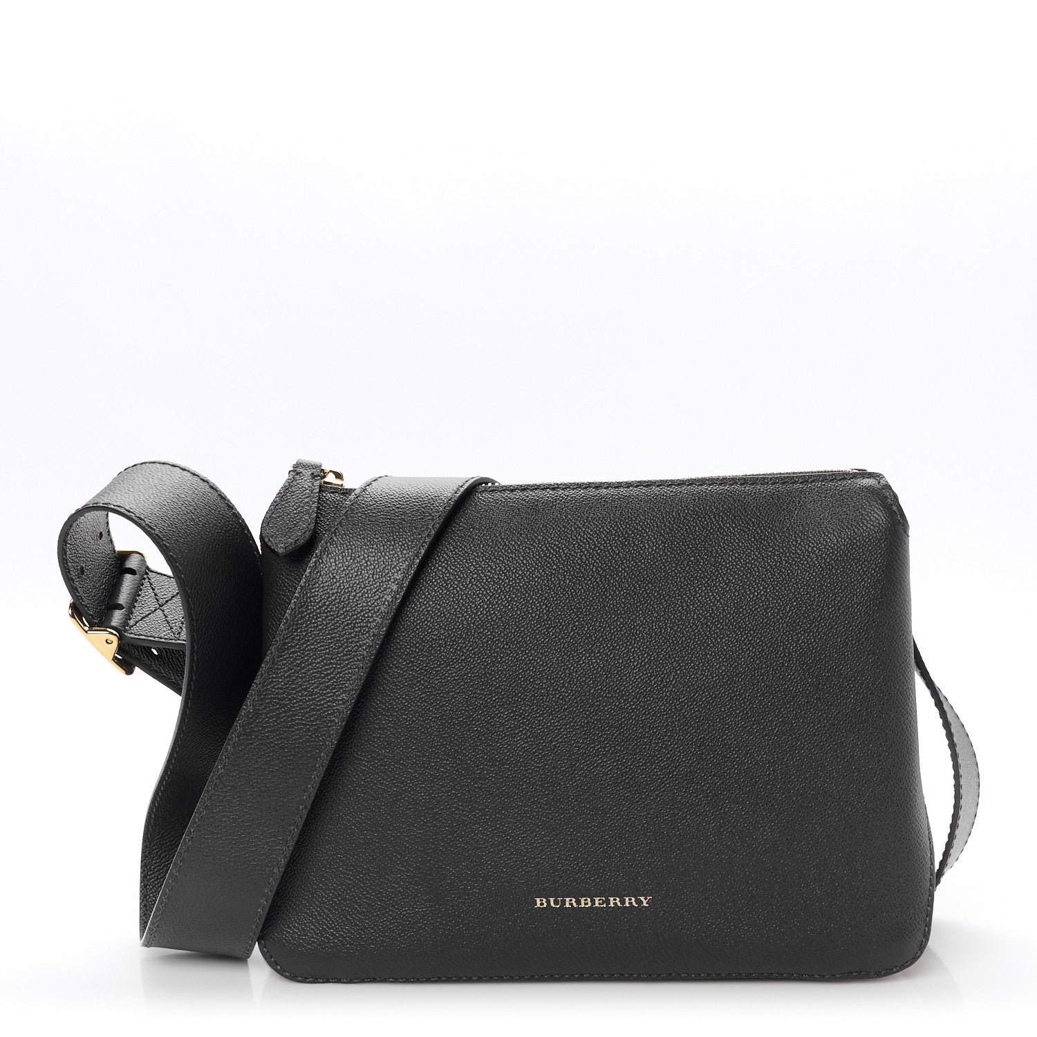 Burberry Soft Grain Calfskin House Check Small Helmsley Crossbody Blue Carbon 1 of 10