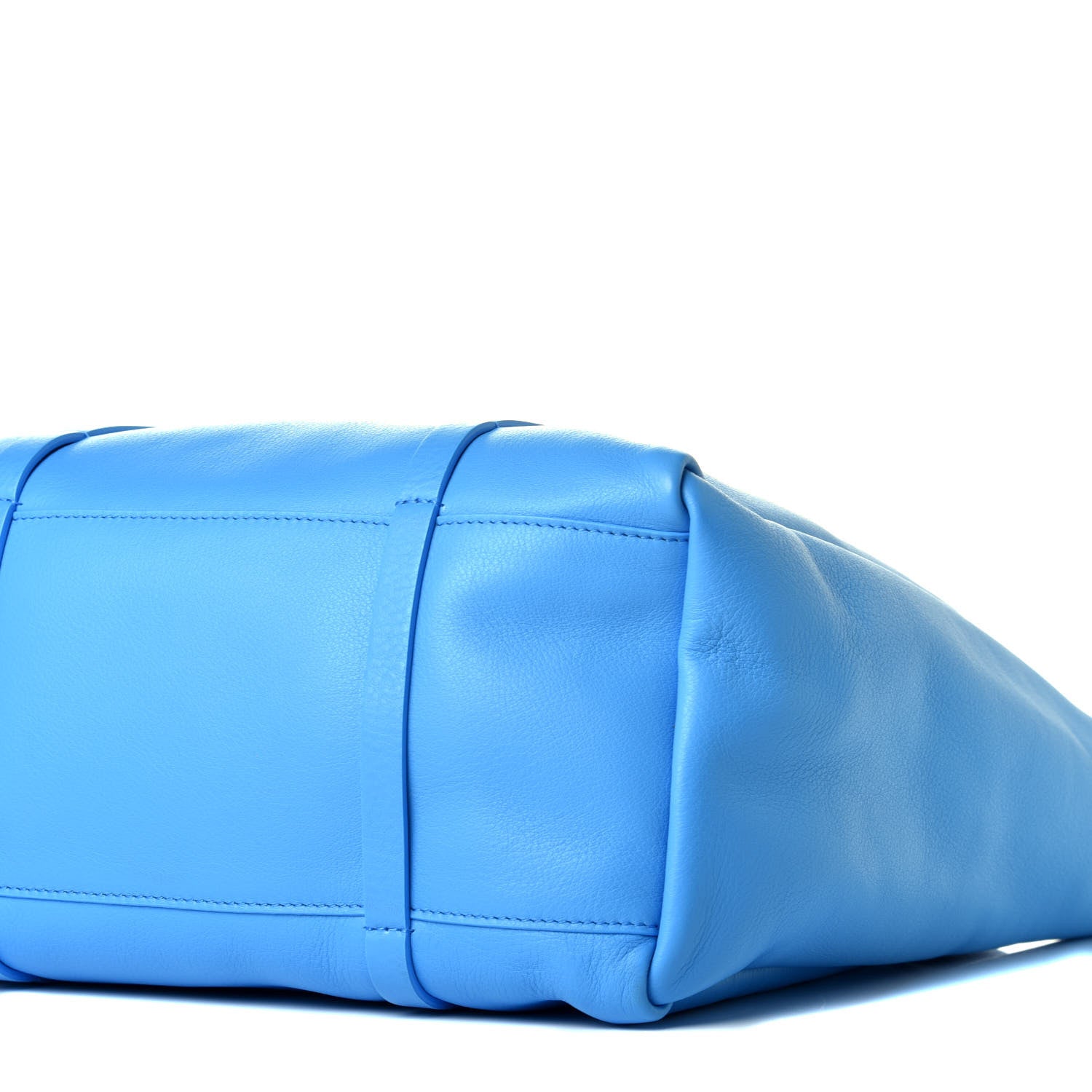 Balenciaga Veau Baltimore Double Sided Small Everyday Tote Bleu Turquoise Black 9 of 9