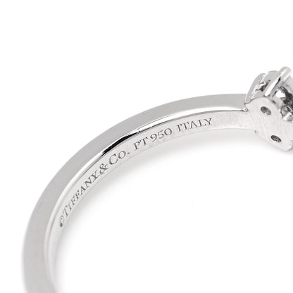 Tiffany Platinum Diamond Aria Open Ring 50 5.5 4 of 5