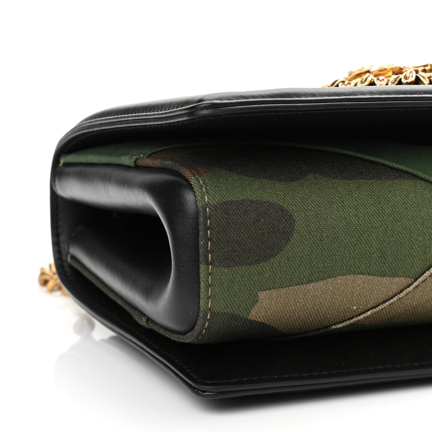 Calfskin Camouflage Pattern Medium Devotion Crossbody Bag