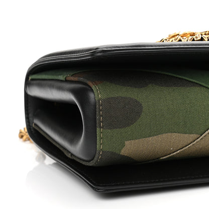 Dolce & Gabbana Calfskin Camouflage Pattern Medium Devotion Crossbody Bag 8 of 10