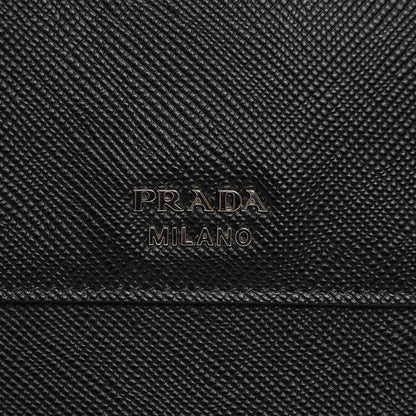 Prada Saffiano Cuir Convertible Top Handle Tote Nero Black 7 of 7