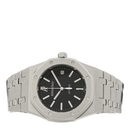 Audemars Piguet Stainless Steel 39mm Royal Oak Automatic Watch Black 15300ST 2 of 5