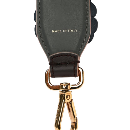 Fendi Vitello Dolce Flowerland Studded Strap You Moresco Malachite 5 of 10