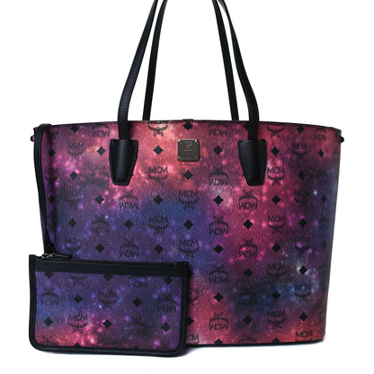 MCM Galaxy Visetos Medium Shopper Tote Multicolor 9 of 13