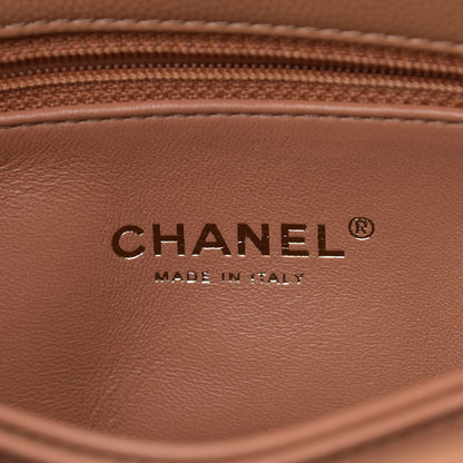 Chanel Caviar Quilted Mini Coco Handle Flap Brown 8 of 11