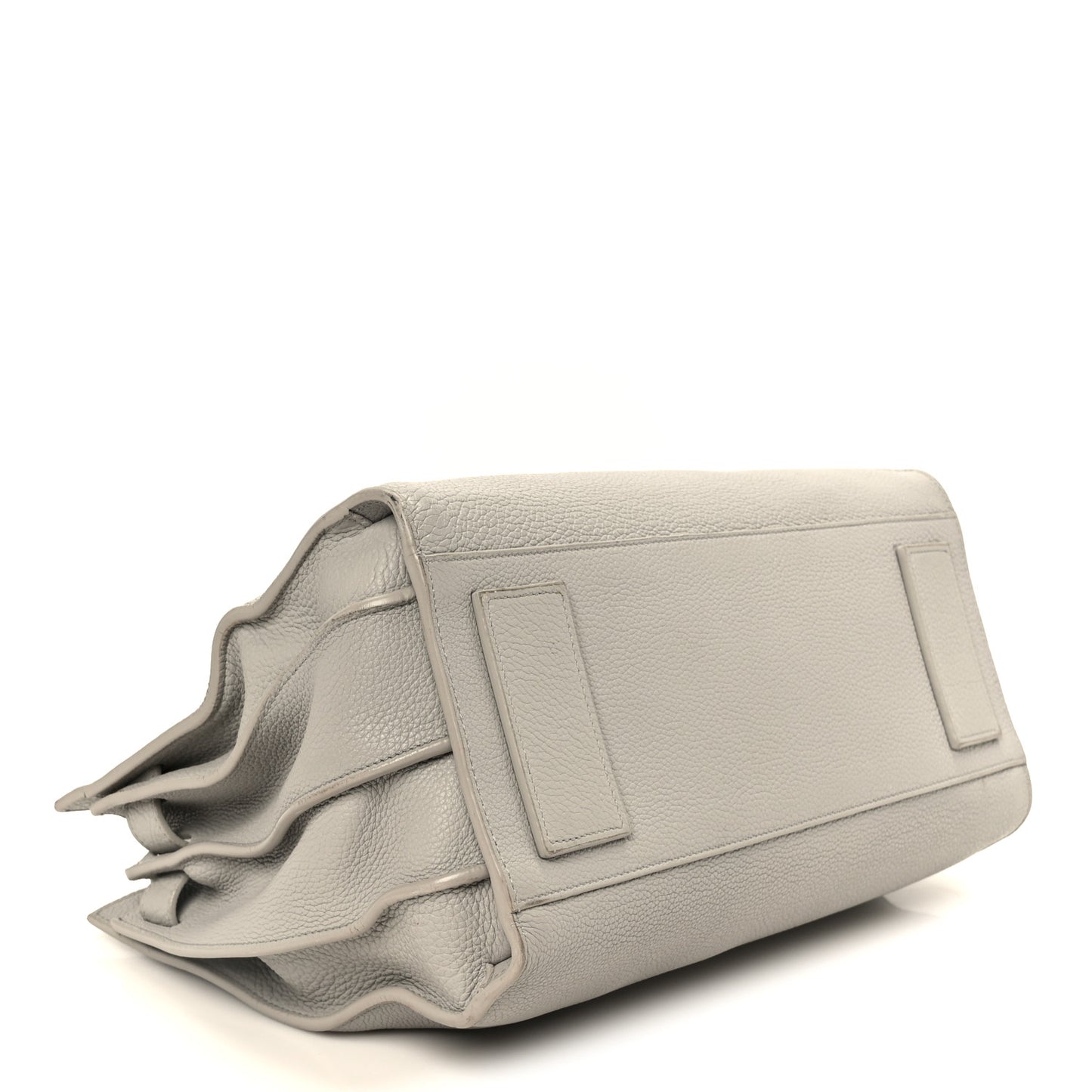 Grained Calfskin Small Supple Sac De Jour Grey