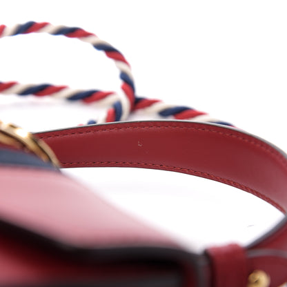Gucci Calfskin Mini Sylvie Top Handle Bag Hibiscus Red 11 of 11