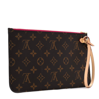Louis Vuitton Monogram Neverfull MM GM Pochette Pivoine 3 of 7