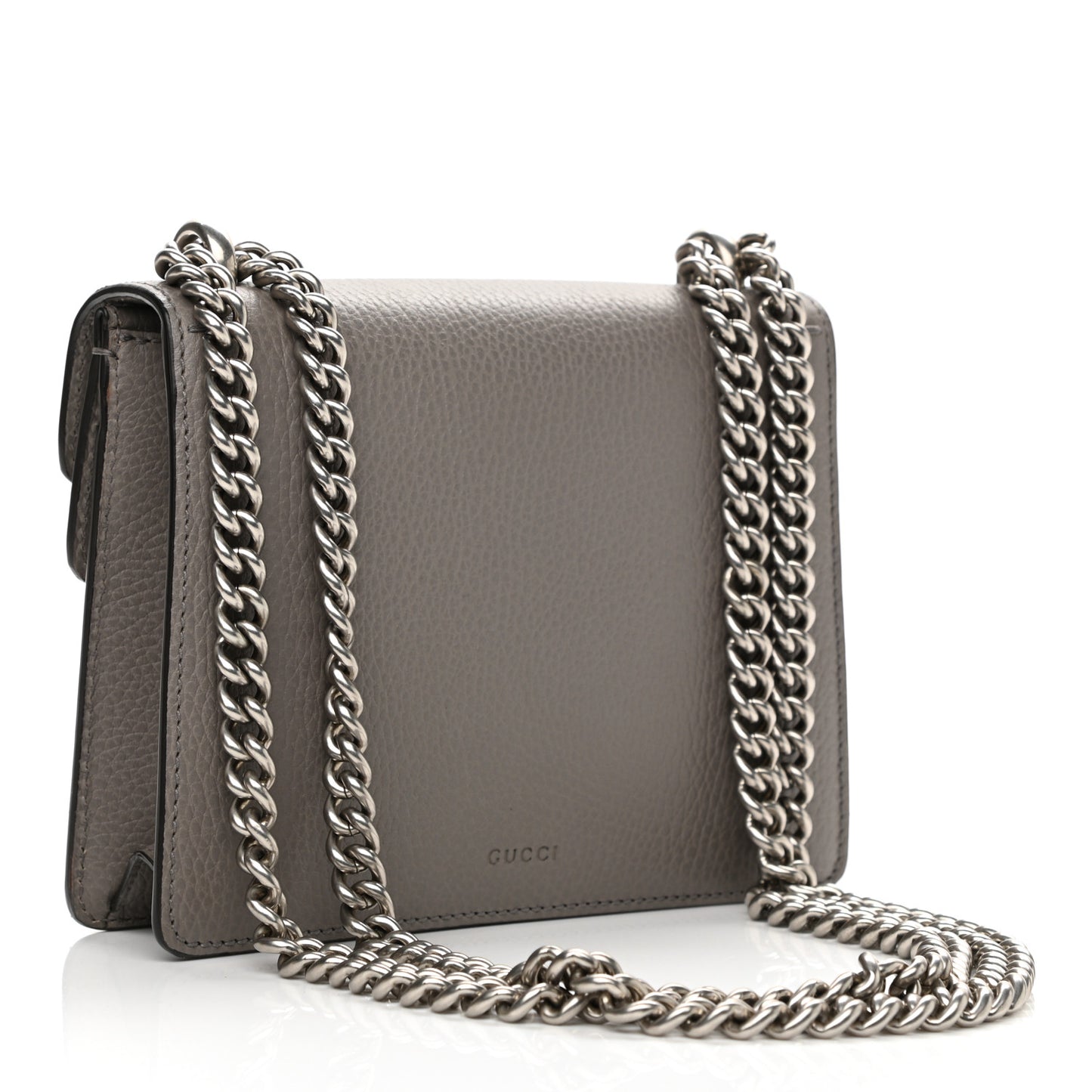 Calfskin Mini Dionysus Shoulder Bag Dusty Grey