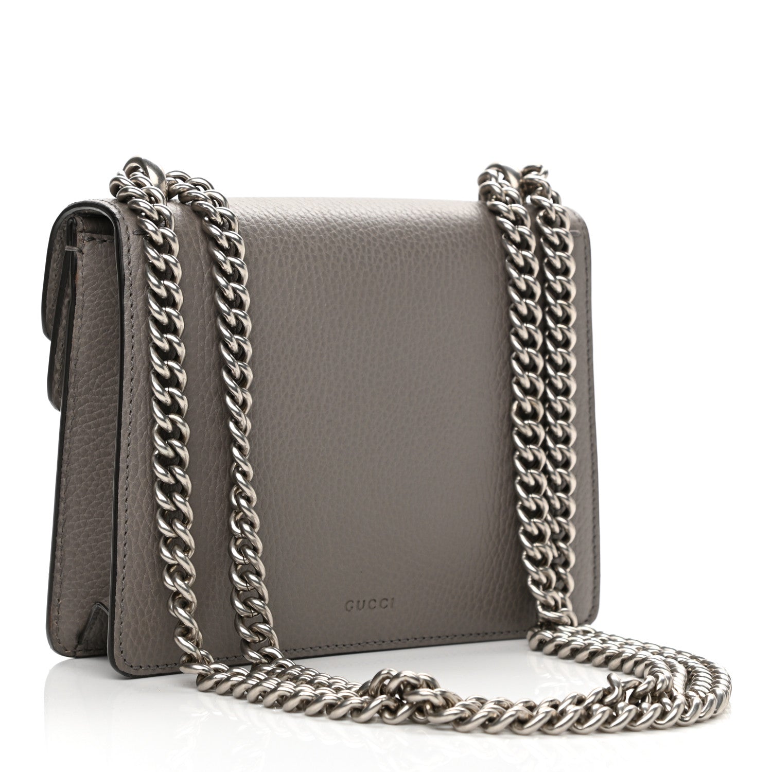 Gucci Calfskin Mini Dionysus Shoulder Bag Dusty Grey 3 of 12
