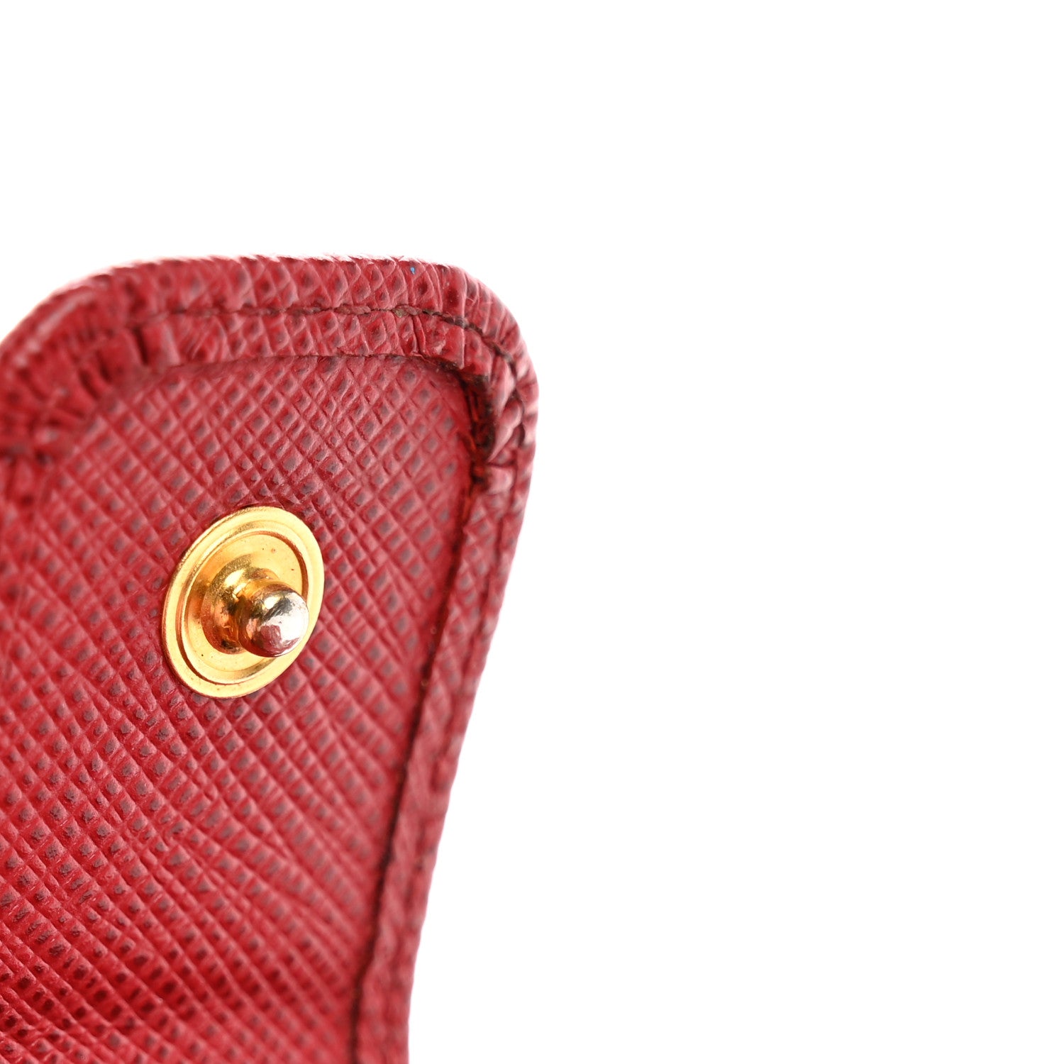 Prada Saffiano Metal Compact Wallet Fuoco 23 of 30