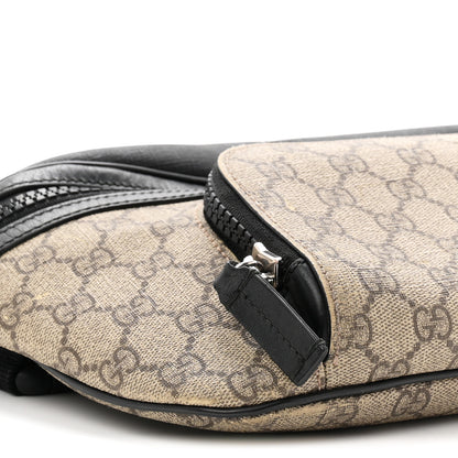 Gucci GG Supreme Monogram Belt Bag Black 9 of 11