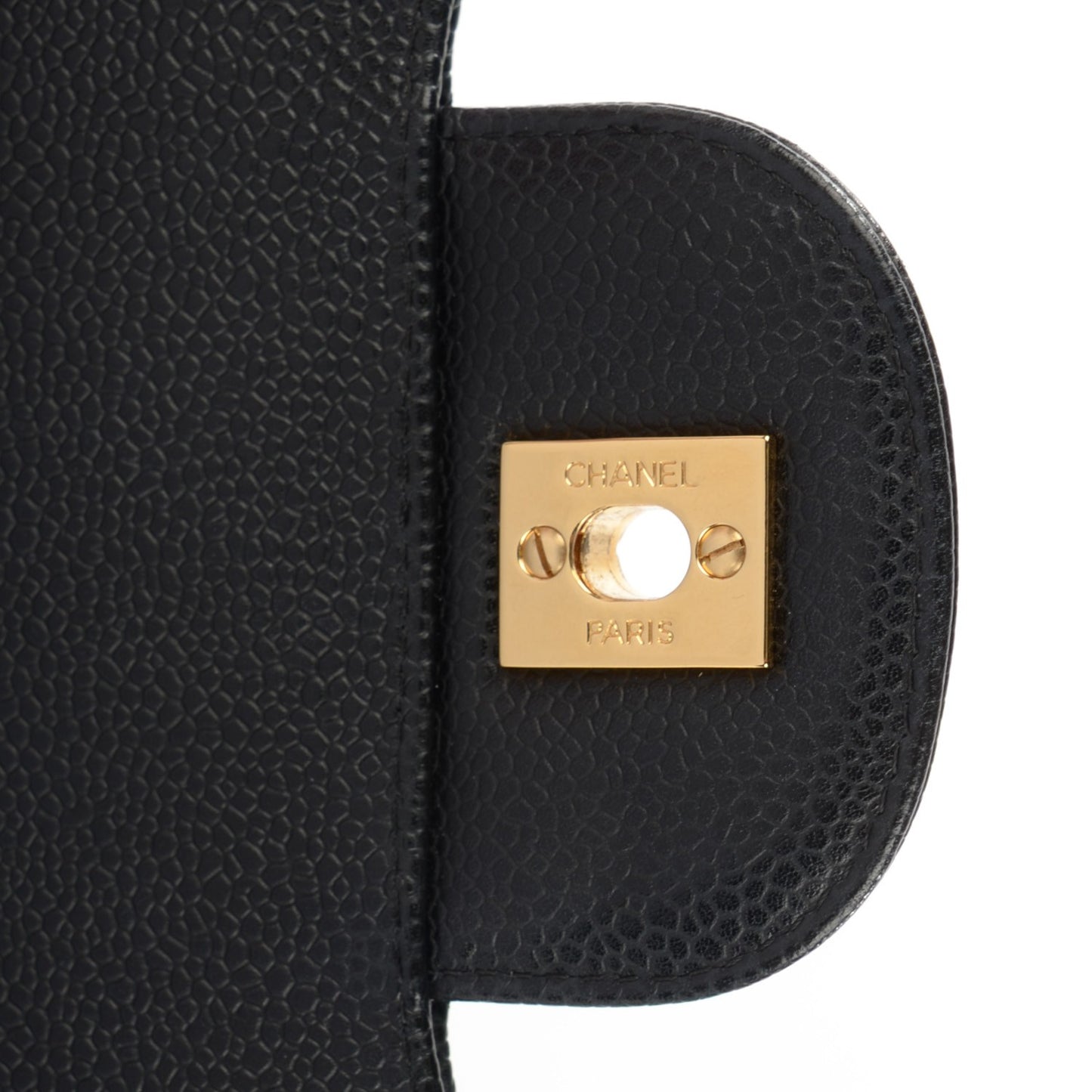 Caviar Quilted Jumbo Single Flap Black