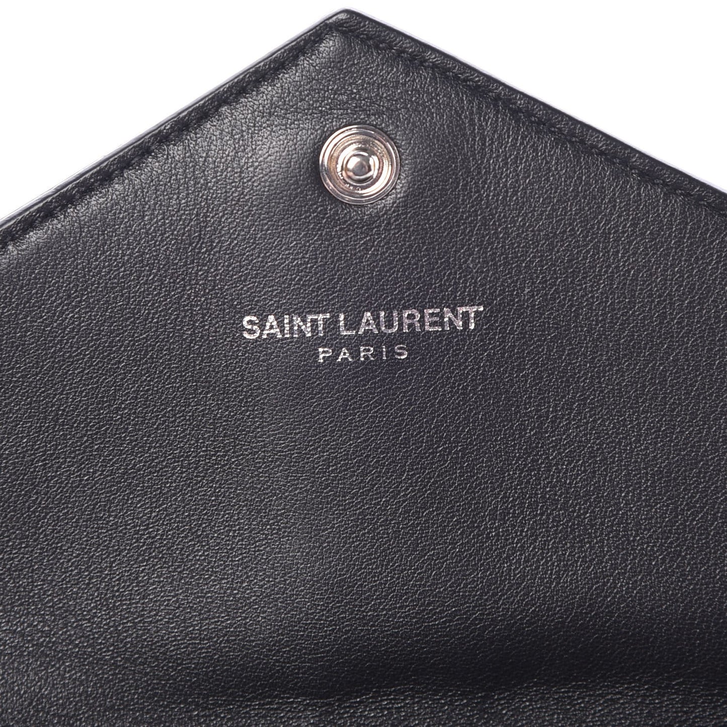 Calfskin Monogram Tri Pocket Crossbody Bag Black