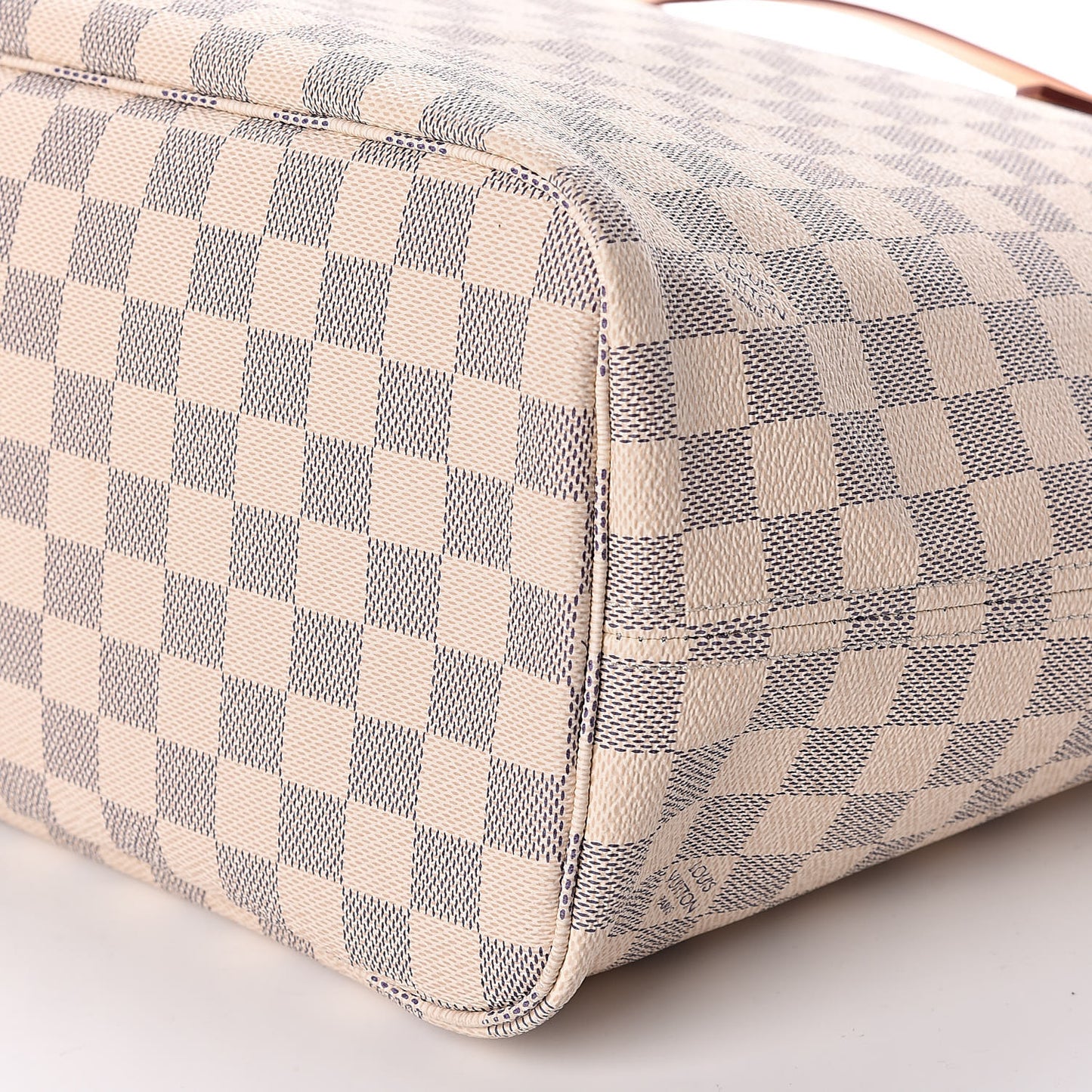 Damier Azur Neo Neverfull MM Rose Ballerine