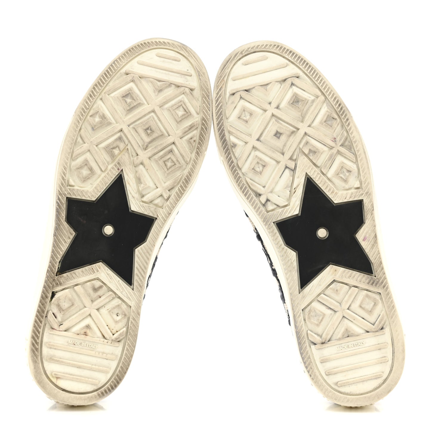 Canvas Oblique Walk 'N' Dior Low Top Sneakers 38.5 Deep Blue