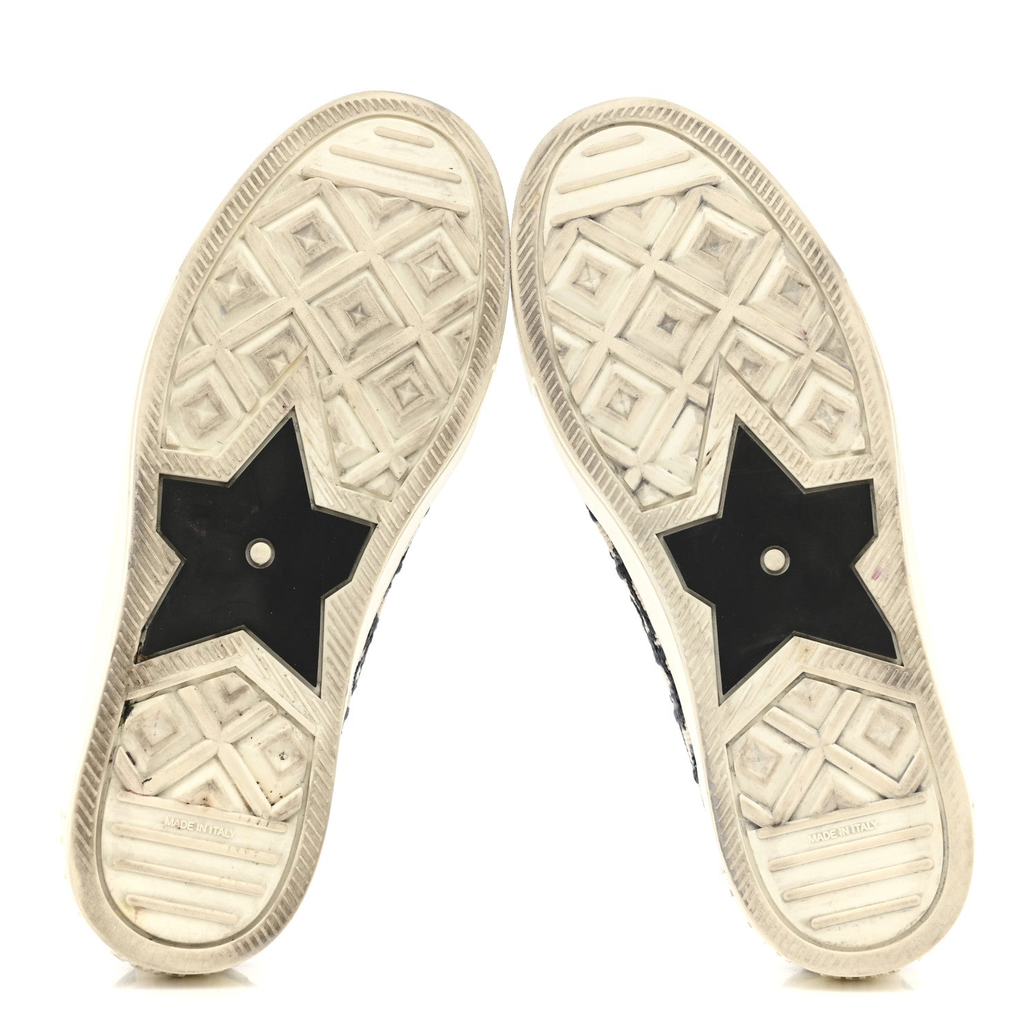 Christian Dior Canvas Oblique Walk 'N' Dior Low Top Sneakers 38.5 Deep Blue 6 of 10