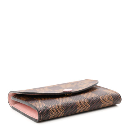 Louis Vuitton Damier Ebene Rosalie Coin Purse Rose Ballerine 4 of 8