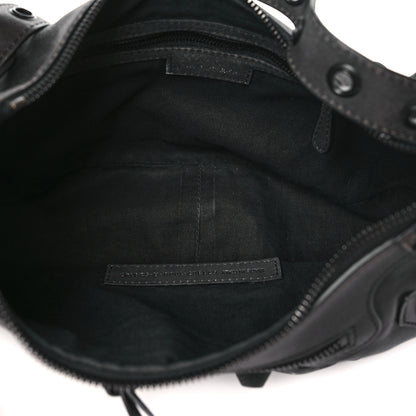 Balenciaga Used Calfskin Small Le Cagole Shoulder Bag Black 6 of 11