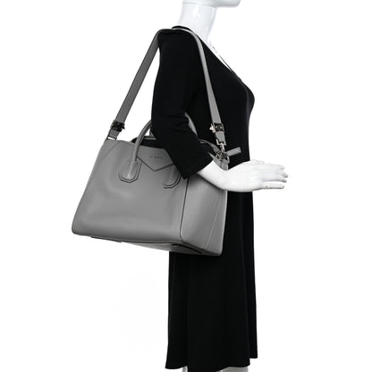 Givenchy Sugar Goatskin Medium Antigona Pearl Grey 2 of 13
