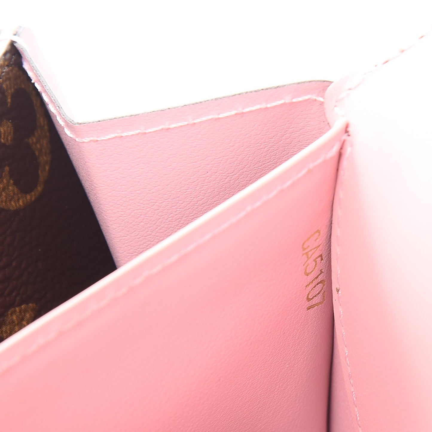 Monogram Flore Wallet Rose Ballerine