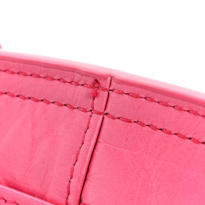 Bottega Veneta Paper Calfskin Maxi Intrecciato Mini Arco Pink 11 of 14