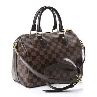 Louis Vuitton Damier Ebene Speedy Bandouliere 25 3 of 10