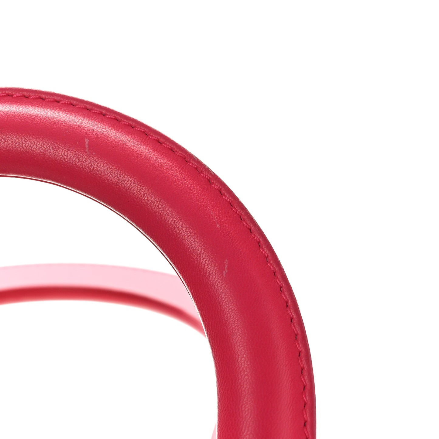 Raffia Tweed Medium Lady Dior Pink Beige