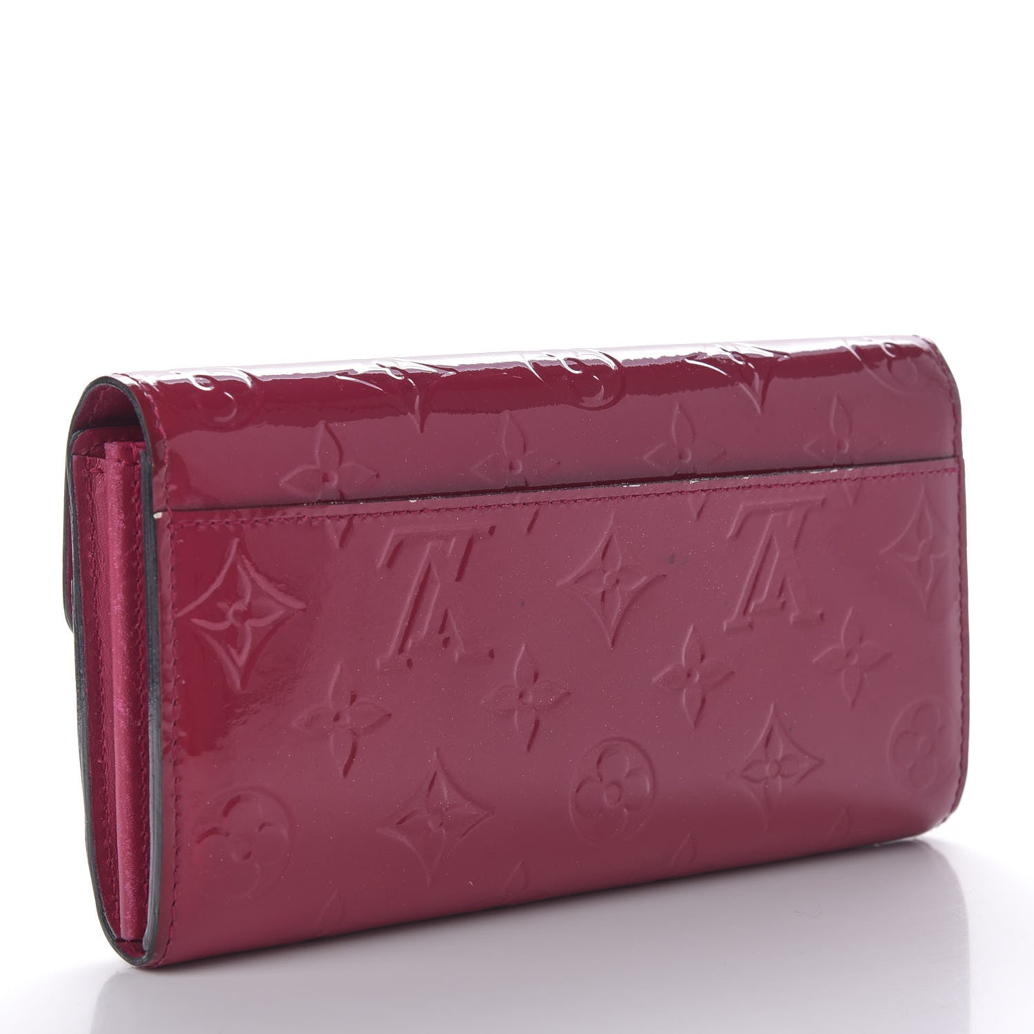 Louis Vuitton Vernis Sarah Wallet NM Rose Indien 3 of 8
