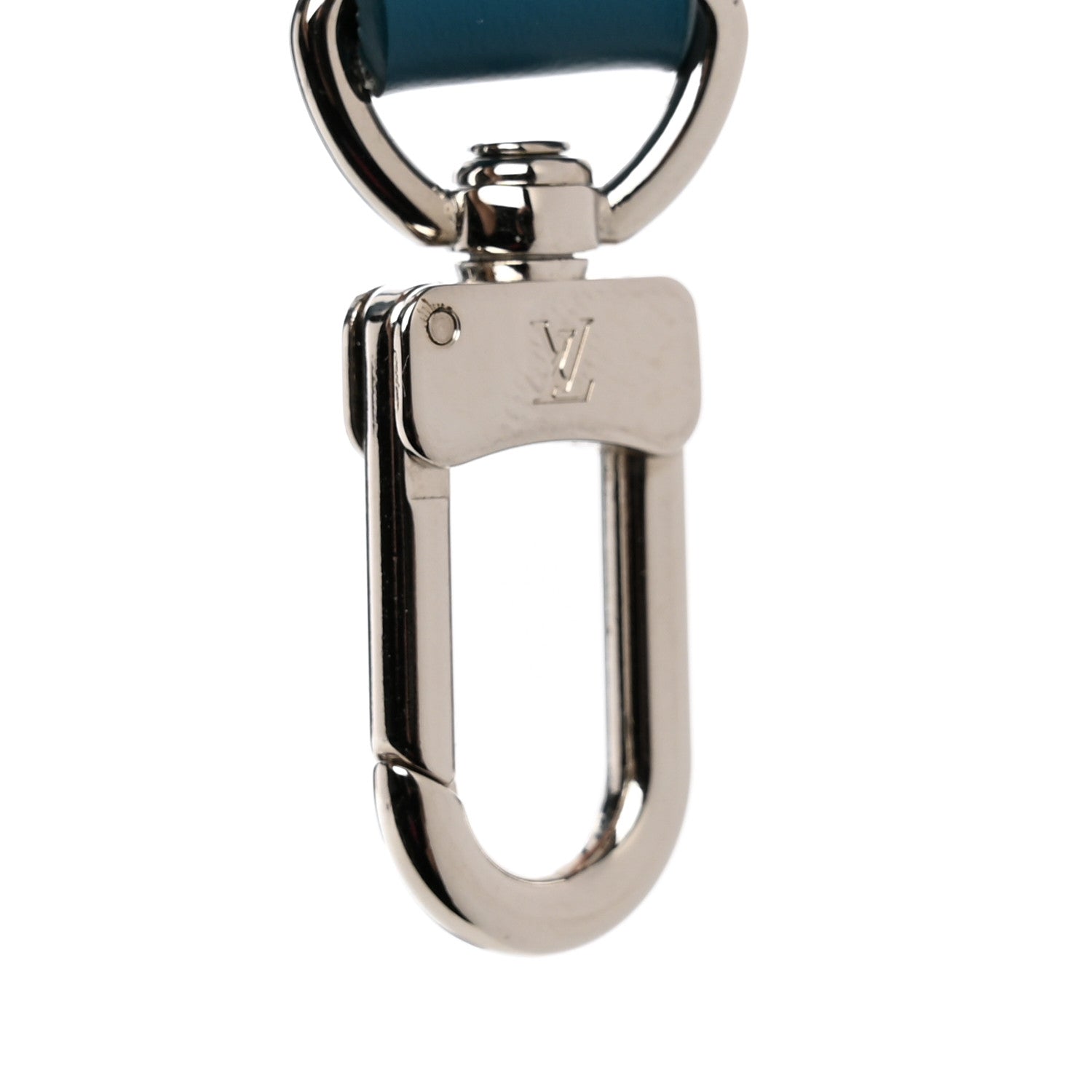 Louis Vuitton Calfskin Pochette Accessories Strap Cyan 4 of 4