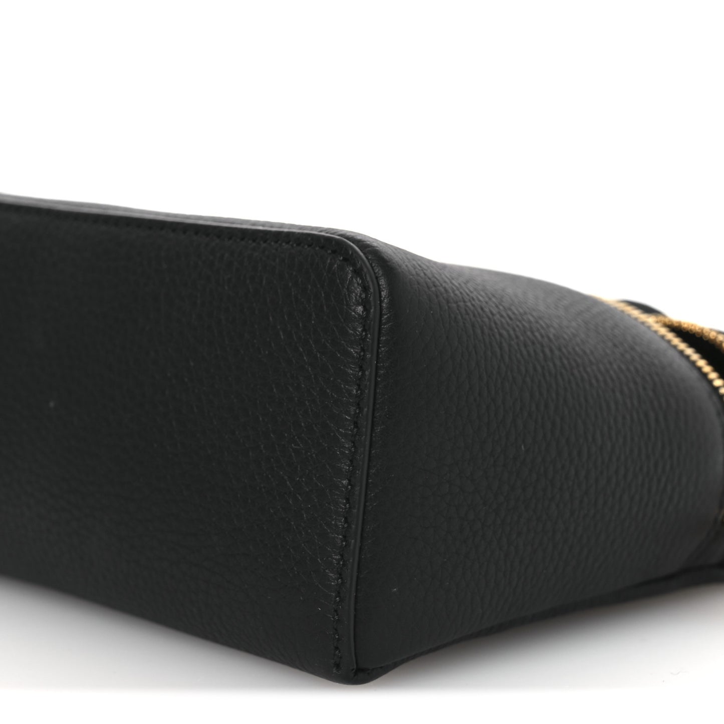 Grained Calfskin L19 Extra Pocket Pouch Black