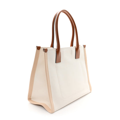 Christian Louboutin Canvas Nastroloubi Tote Natural Black 2 of 9